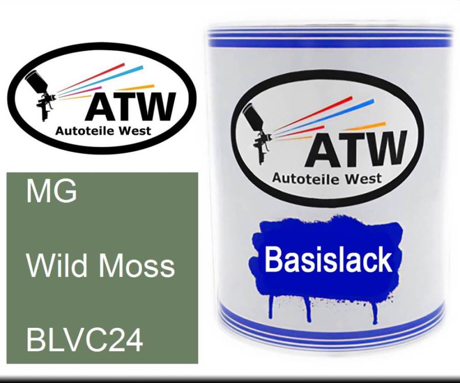 MG, Wild Moss, BLVC24: 1L Lackdose, von ATW Autoteile West.